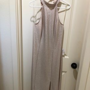 NWT shimmer long dress